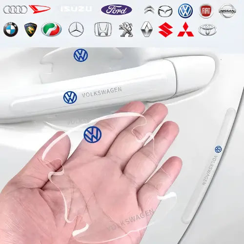[PAGUE 1 LEVE 8] Protetor de Maçaneta e Porta Transparente Personalizado para Carro