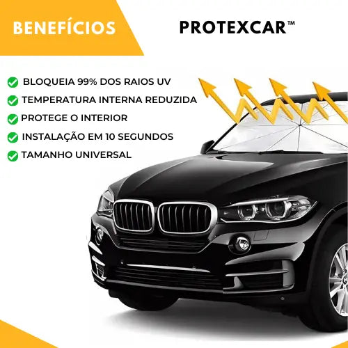 Protetor Solar Automotivo Para-Brisa Carro Universal Protexcar™ + Brinde Exclusivo (40% OFF SOMENTE ATÉ HOJE 23:59🔥)