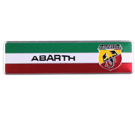 Adesivo Retangular Abarth