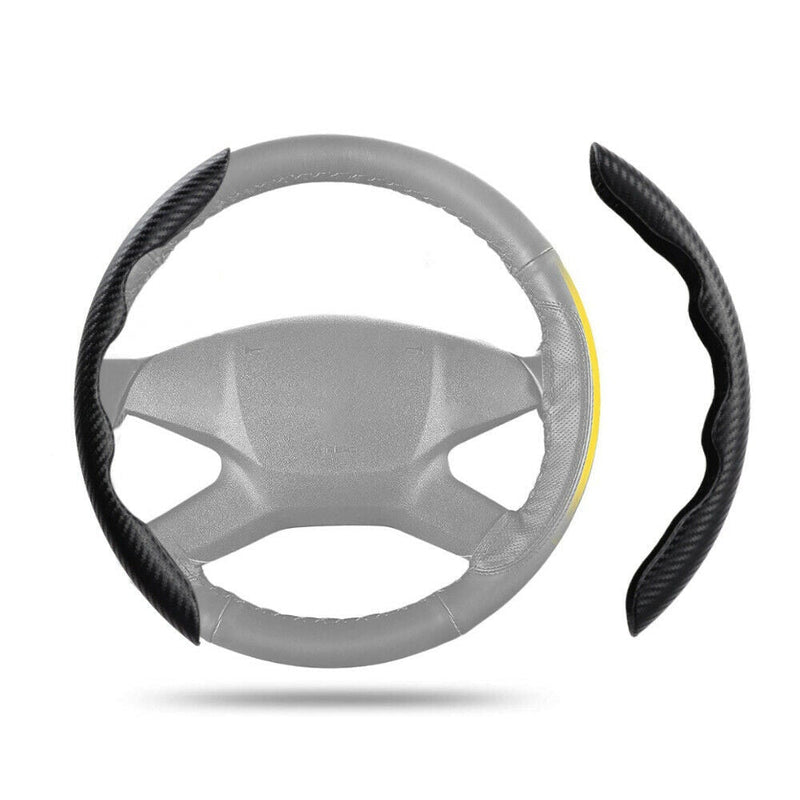 Capa de Volante de Carro Protetora Carbono Proteção Direção Tampa do Volantes Universal Antiderrapante Resistente Veicular